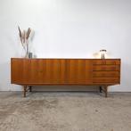Vintage jaren 60 - 70 teak sideboard Duits, tv meubel, Ophalen, Gebruikt, Met deur(en), Teakhout