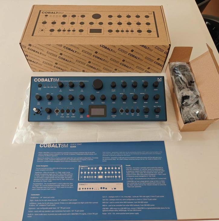 Modal Cobalt 8M VA Synthesizer - Z.G.A.N. in verpakking!, Muziek en Instrumenten, Synthesizers, Nieuw, Overige merken, Met midi-aansluiting