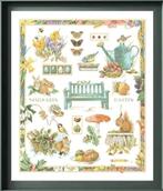 Compleet Borduurpakket - Tuinmotief, Ophalen of Verzenden, Nieuw, Handborduren, Borduurpakket