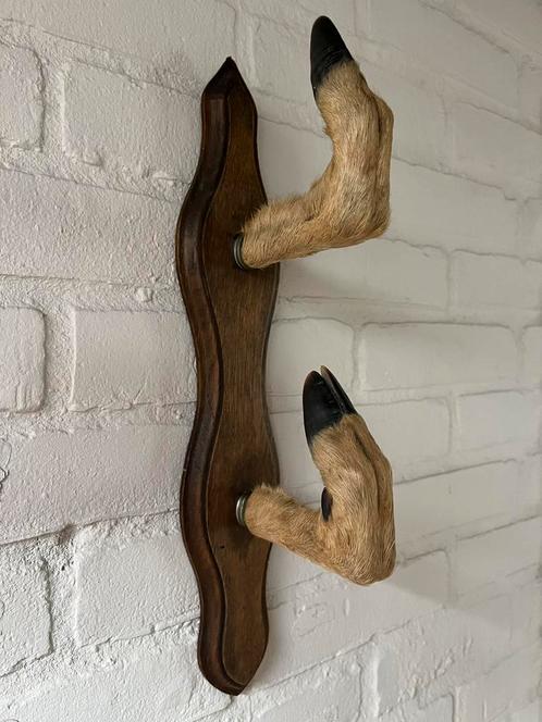 Ree Pootjes Kapstokje - Eikenhout, Antiek en Kunst, Curiosa en Brocante, Ophalen of Verzenden