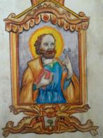 Devotieprent St Petrus sleutel initialen FM Italie, Verzamelen, Verzenden, Bidprentje