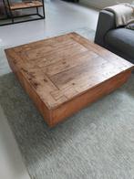 Salontafel van teakhout, Ophalen, 50 tot 100 cm, 50 tot 100 cm, Zo goed als nieuw