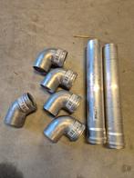 Cv pijpen 80 mm aluminium, Doe-het-zelf en Verbouw, Buizen en Afvoer, Ophalen of Verzenden, Nieuw, Aluminium, 80 mm of meer