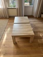 Mooie salontafeltjes/bijzettafeltjes kleur beige., Huis en Inrichting, Tafels | Salontafels, Ophalen, 50 tot 100 cm, Vierkant