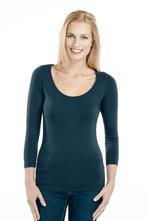 Zwarte basic 7/8 mouw van Slippely, maat, Kleding | Dames, Tops, Ophalen of Verzenden, Nieuw, Zwart, Lange mouw