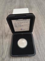 Zilveren gulden 2001 laatste gulden proof, Ophalen of Verzenden, Koningin Beatrix, 1 gulden