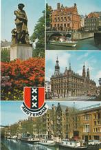 AMSTERDAM Rembrandt Grachten Postkantoor, Verzamelen, Ansichtkaarten | Nederland, Verzenden, 1980 tot heden, Ongelopen, Noord-Holland