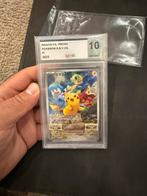 Pikachu FA Promo - Gem Mint 10 (chinees), Ophalen of Verzenden, Zo goed als nieuw, Losse kaart, Foil