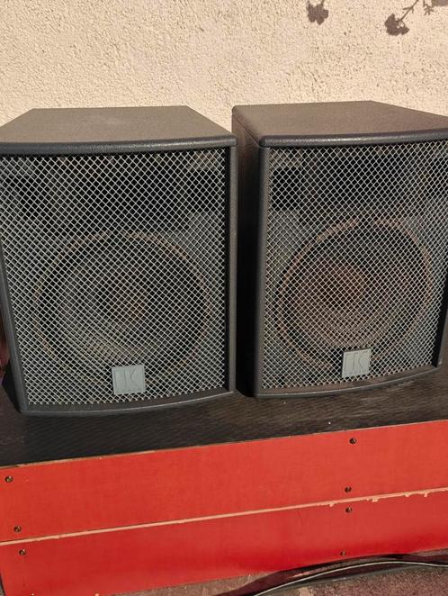 HK Classic Delta Passieve Speakers, Audio, Tv en Foto, Luidsprekers, Gebruikt, Front, Rear of Stereo speakers, 120 watt of meer