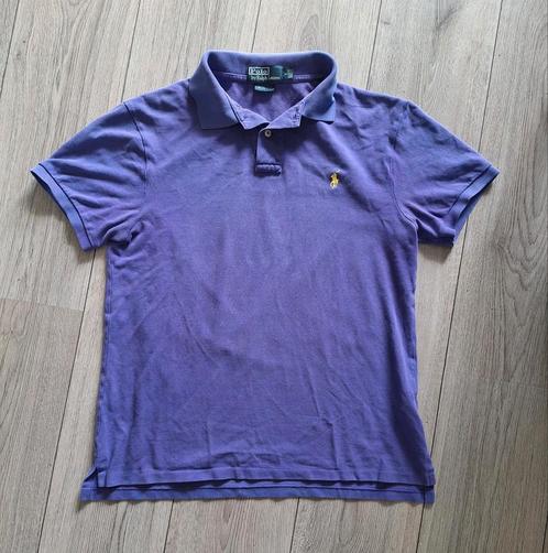 Polo Ralph Lauren paars Slim Fit maat L, Kleding | Heren, Polo's, Gedragen, Maat 52/54 (L), Paars, Ophalen of Verzenden
