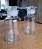 2 antieke apothekerspotjes, Ophalen of Verzenden