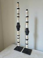 Schelpentoren zwart wit uit Bali, Huis en Inrichting, Ophalen of Verzenden, Tropical Home, 6951nk, Nieuw