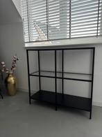 Dressoir kast / lage stellingkast / IKEA Vittsjö, Industrieel / Japandi, 25 tot 50 cm, 100 tot 150 cm, Rechthoekig