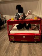 Brandweerauto brandweerbed autobed kinderbed 90x200, Ophalen, Gebruikt, 70 tot 85 cm, Lattenbodem