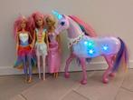 Barbie GWM78 Dreamtopia Magic Light Unicorn, Kinderen en Baby's, Speelgoed | Poppen, Ophalen of Verzenden, Gebruikt, Barbie