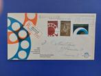 Postzegel NL 1960 FDC 52 Telefonie met Aantekenstrookje 29-7, Postzegels en Munten, Postzegels | Nederland, Ophalen of Verzenden