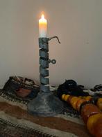 Antiek franse wijnkelder kandelaar, rat de cave, Antiek en Kunst, Ophalen of Verzenden, Koper of Brons