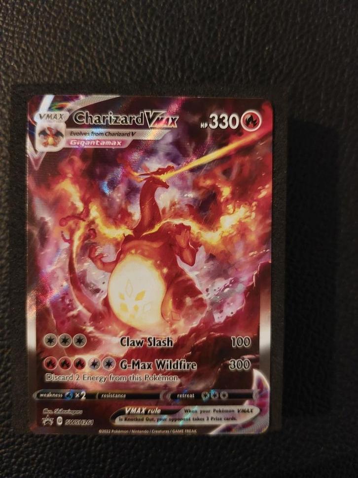 Pokémon - Charizard VMAX SWSH261 - SWSH Promo, Hobby en Vrije tijd, Verzamelkaartspellen | Pokémon, Nieuw, Losse kaart, Foil, Ophalen