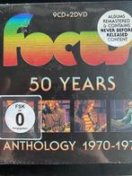 9CD + 2DVD Boxset Focus - Anthology 1970-1976, Ophalen of Verzenden, Nieuw in verpakking, Progressive