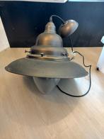 Visserslamp brons, Huis en Inrichting, Lampen | Hanglampen, Ophalen, Gebruikt, Glas, Minder dan 50 cm