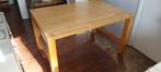 Houten tafel, Zo goed als nieuw, Vijf personen of meer, Rechthoekig, 50 tot 100 cm