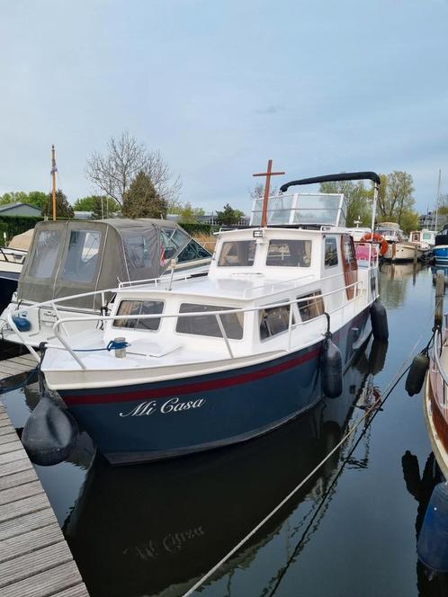 Zeer mooie werf Kruiser, Watersport en Boten, Motorboten en Motorjachten, Gebruikt, Staal, Diesel, Ophalen