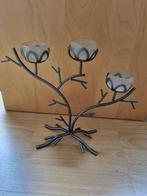 Div decoratie oa kaarsenstandaard beige/grijs, Huis en Inrichting, Woonaccessoires | Overige, Ophalen of Verzenden, Zo goed als nieuw