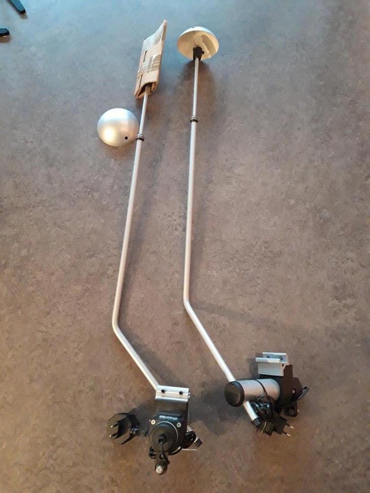 Twee dimbare Auping Aureo bedlampen (voor Auping Royal), Huis en Inrichting, Slaapkamer | Bedden, Zo goed als nieuw, Tweepersoons