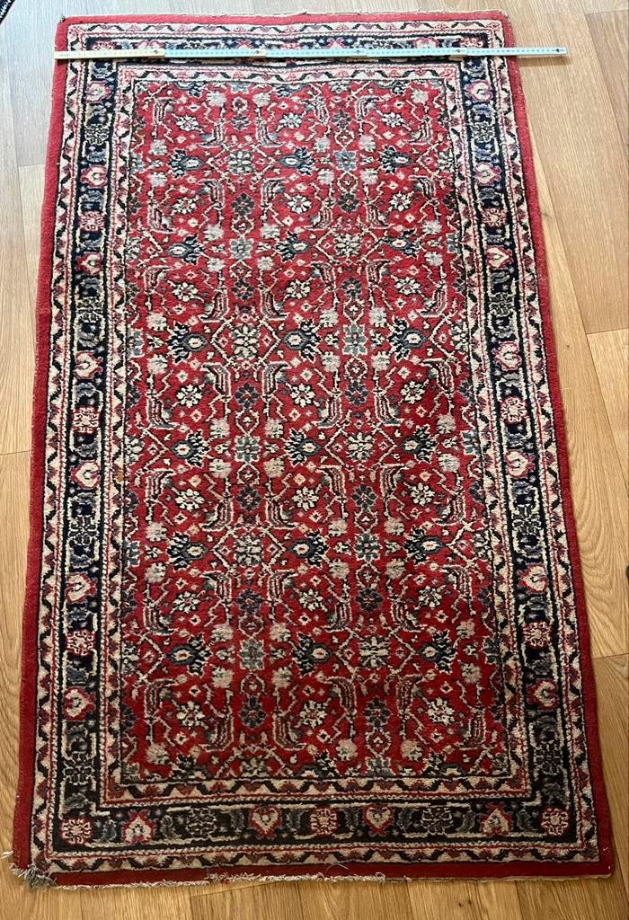 Perzisch handgeknoopt tapijt – ca. 92 x 160 cm | 1950-1980, Huis en Inrichting, Stoffering | Tapijten en Kleden, Zo goed als nieuw