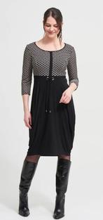 Joseph Ribkoff prachtig chique zwart/print jurk mt 44, Kleding | Dames, Jurken, Overige kleuren, ., Maat 42/44 (L), Joseph Ribkoff