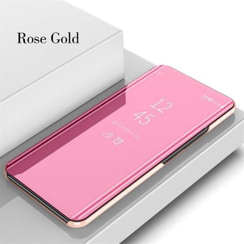 Clear View Stand Cover Set for Xiaomi Poco F1_ Roze Goud, Telecommunicatie, Mobiele telefoons | Hoesjes en Frontjes | Overige merken
