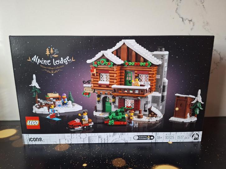 LEGO Icons Skihut (10325), Kinderen en Baby's, Speelgoed | Duplo en Lego, Nieuw, Lego, Complete set, Ophalen of Verzenden