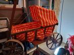 Oude Strandwagen met Houten Wielen - 85cm, Ophalen