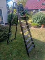 Houten ladder/trap, Doe-het-zelf en Verbouw, Ladders en Trappen, Ophalen of Verzenden, Gebruikt, Trap, 2 tot 4 meter