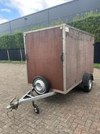 Gesloten aanhanger met loopbrug met antislip, B-rijbewijs, Ophalen of Verzenden, Gebruikt