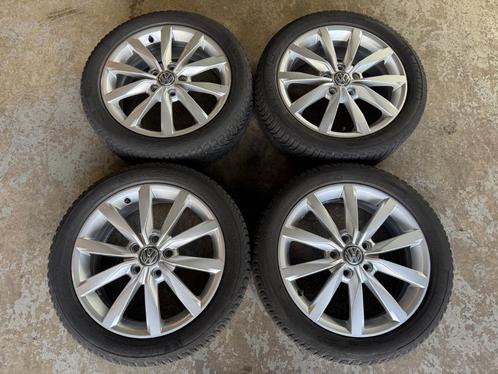 Set 17 Inch originele VW Golf Dijon velgen met Michelin wint, Auto-onderdelen, Banden en Velgen, Banden en Velgen, Winterbanden