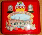 Amstel 1870 -- 8 viltjes in een bewaar blikje van amstel, Ophalen of Verzenden, Zo goed als nieuw, Viltje(s), Amstel