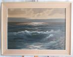 Zeezicht - Olieverf op doek - Gesigneerd - 1950, Ophalen