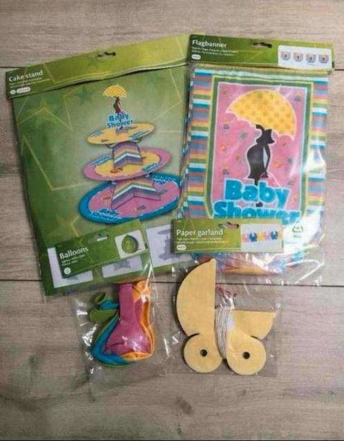 Pakket feestartikelen babyshower | baby shower jongen meisje, Hobby en Vrije tijd, Feestartikelen, Zo goed als nieuw, Feestartikel
