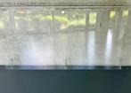 Spatwand acrylaat met bladmontage afm 140x70 cm., Ophalen, Zo goed als nieuw