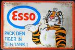 Reclamebord van Esso in reliëf-30x20cm, Verzamelen, Nieuw, Reclamebord, Verzenden