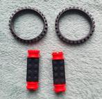 Lego rupsbanden met wielen en as blokjes 4x2x1 Zwart., Kinderen en Baby's, Speelgoed | Duplo en Lego, Ophalen of Verzenden, Gebruikt