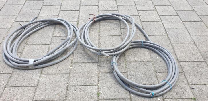 Stroomkabel 3 lengtes, Doe-het-zelf en Verbouw, Elektra en Kabels, Kabel of Snoer, Ophalen