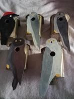 NIEUW 5 VOGELHUISJES NESTKASTJES SPECHT SPERWER UIL, Ophalen, Nieuw