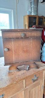 Nachtkastje vintage hout lade, Huis en Inrichting, Ophalen, Gebruikt, Hout, Minder dan 45 cm
