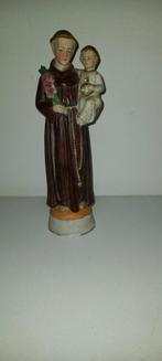 Antonius met Kind - 20 cm bisquit, Antiek en Kunst, Antiek | Religie, Ophalen of Verzenden