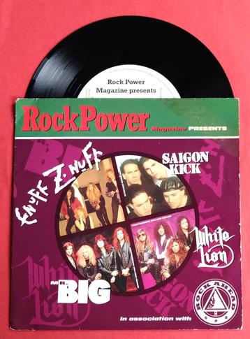 Rock EP - White Lion / Enuff Znuff / Mr Big / Saigon (33rpm) beschikbaar voor biedingen