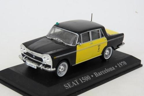 4874: Seat 1500 - Barcelona Taxi - 1970 - Atlas 1:43, Hobby en Vrije tijd, Modelauto's | 1:43, Zo goed als nieuw, Auto, Overige merken
