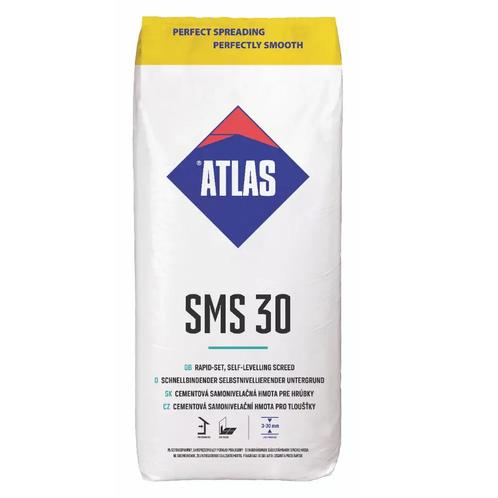 Atlas sms 30 egaline 25 kg 3-30mm egalisatie  €18 in btw, Doe-het-zelf en Verbouw, Overige Doe-het-zelf en Verbouw, Nieuw, Ophalen