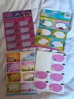 Etiket stickers voor schoolboeken of elders k3 - diddl, Diversen, Ophalen of Verzenden, Nieuw